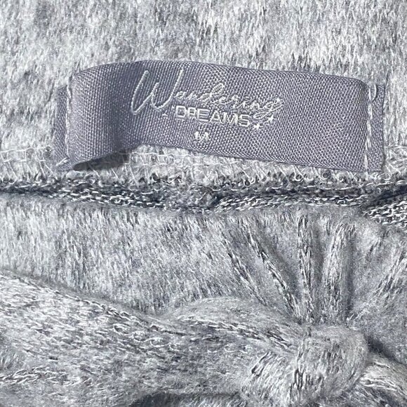 Wandering Dreams Gray Soft Knit Lounge Wear Joggers Size Medium - Picture 7 of 8